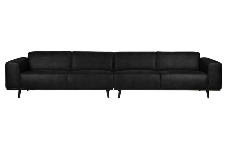 Soffa Nowell 4-sits Large - Svart - 4 sits soffa