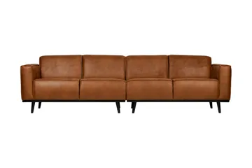 Statement 4-sits Soffa - Cognac - Möbler - Soffa - 4 sits soffa