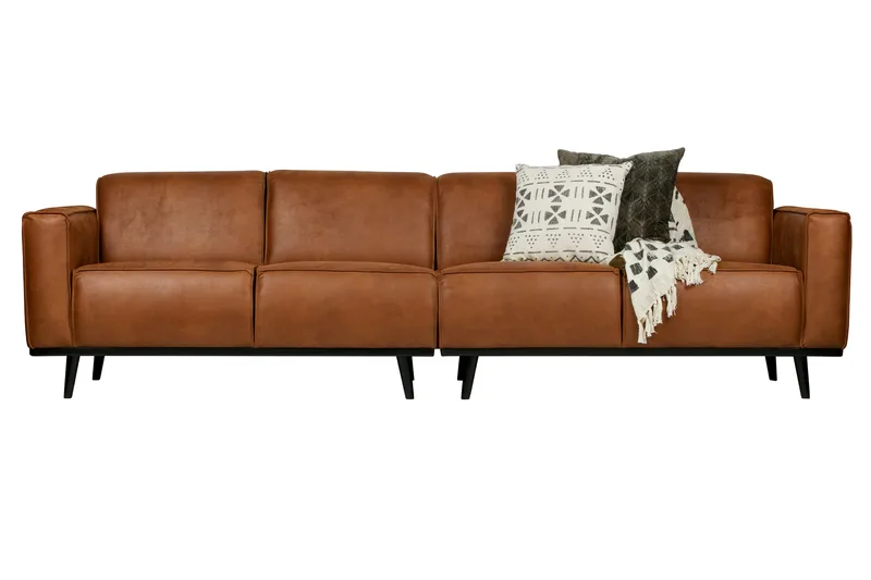 Statement 4-sits Soffa - Cognac - Möbler - Soffa - 4 sits soffa