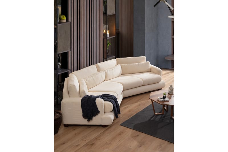 Svängd Soffa Maddington 4-sits - Beige - Möbler - Soffa - 4 sits soffa