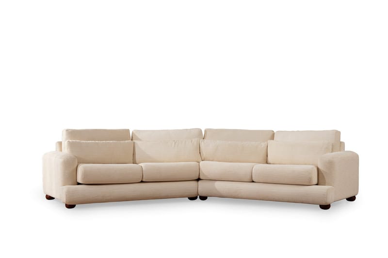 Svängd Soffa Maddington 4-sits - Beige - Möbler - Soffa - 4 sits soffa