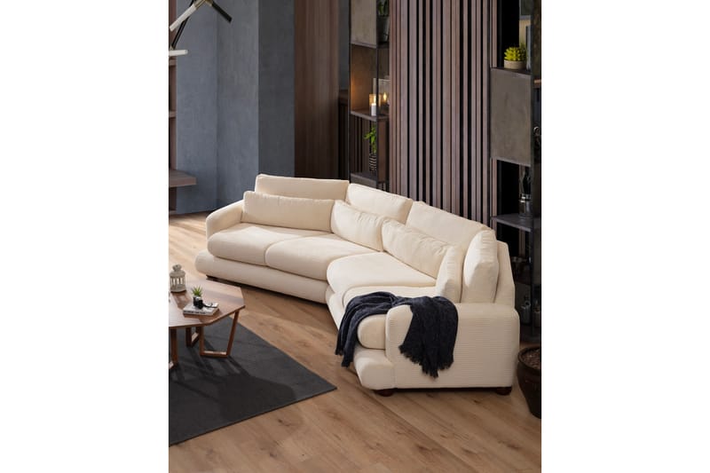 Svängd Soffa Maddington 4-sits - Beige - Möbler - Soffa - 4 sits soffa