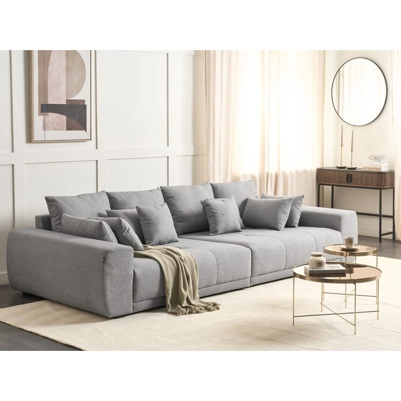 4-sits soffa Torpo - Grå, svart - Möbler - Soffa - 4 sits soffa