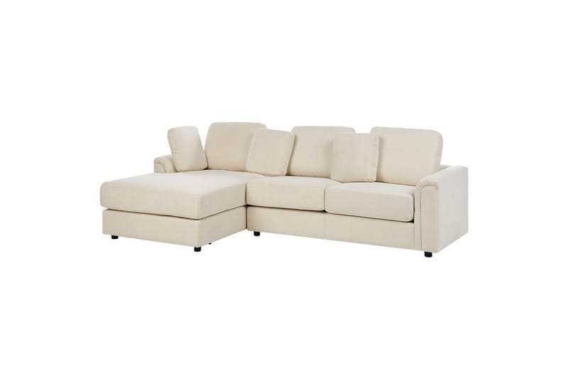 4-sitssoffa Kohlo Beige/svart, Högervänd - Beige/svart, Högervänd - Möbler - Soffa - Soffgrupp