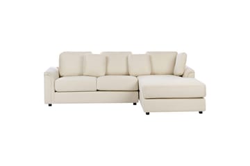 4-sitssoffa Kohlo Beige/svart, Vänstervänd - Beige/svart, Vänstervänd - Möbler - Soffa - Soffgrupp