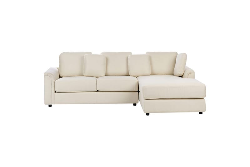 4-sitssoffa Kohlo Beige/svart, Vänstervänd - Beige/svart, Vänstervänd - Möbler - Soffa - Soffgrupp