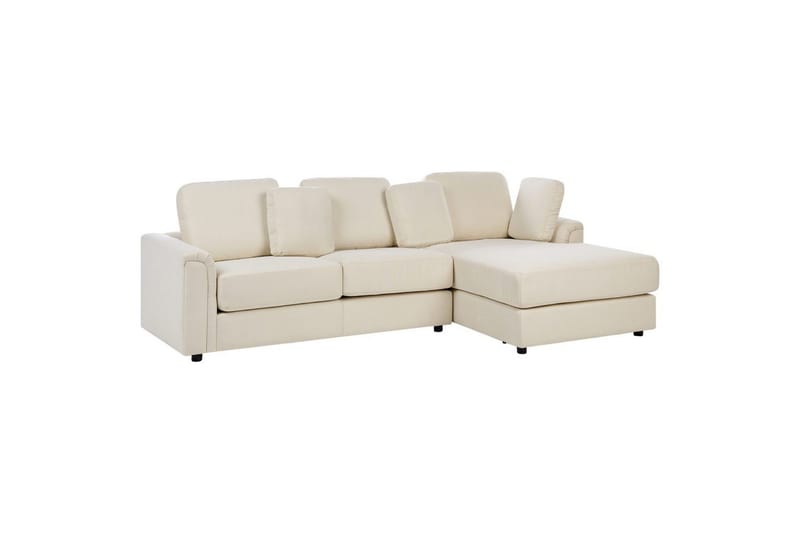4-sitssoffa Kohlo Beige/svart, Vänstervänd - Beige/svart, Vänstervänd - Möbler - Soffa - Soffgrupp