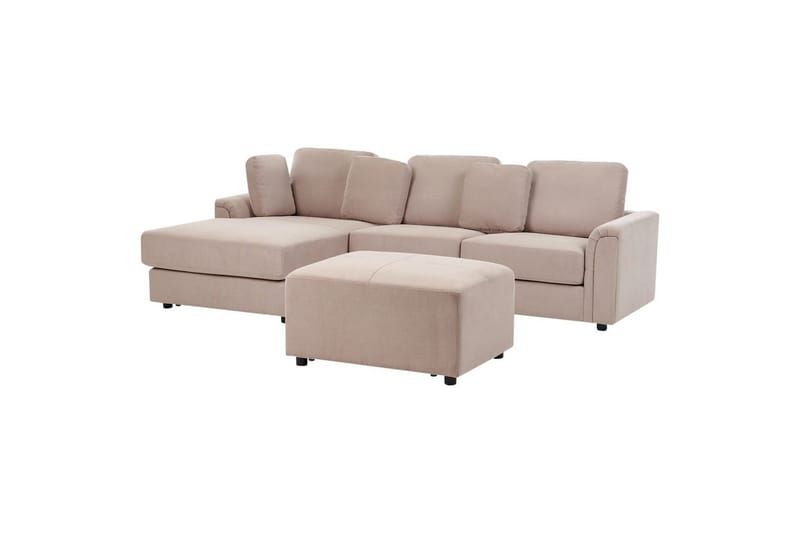 4-sitssoffa Kohlo Taupe/svart, Högervänd - Taupe/svart, Högervänd - Möbler - Soffa - Soffgrupp