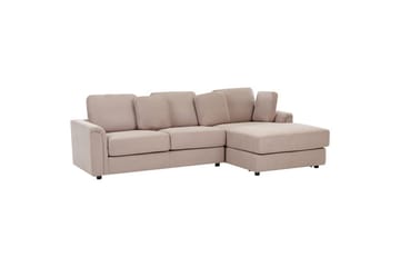 4-sitssoffa Kohlo Taupe/svart, Vänstervänd - Beige - Möbler - Soffa - Soffgrupp
