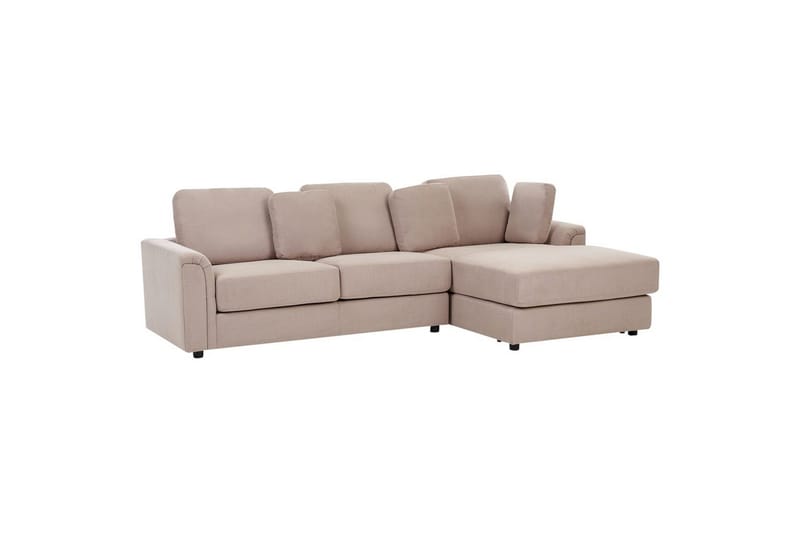 4-sitssoffa Kohlo Taupe/svart, Vänstervänd - Beige - Möbler - Soffa - Soffgrupp