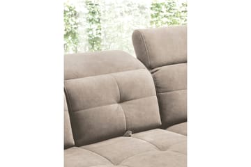 5-sits Soffa med Schäslong Inferne - Beige - Möbler - Soffa - Divansoffa & schäslongsoffa