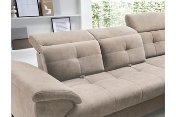 5-sits Soffa med Schäslong Inferne - Beige - Möbler - Soffa - Divansoffa & schäslongsoffa