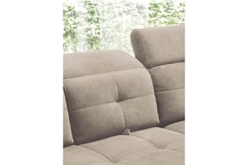5-sits Soffa med Schäslong Inferne - Beige - Möbler - Soffa - Divansoffa & schäslongsoffa