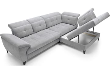 5-sits Soffa med Schäslong Inferne - Grå - Möbler - Soffa - Divansoffa & schäslongsoffa
