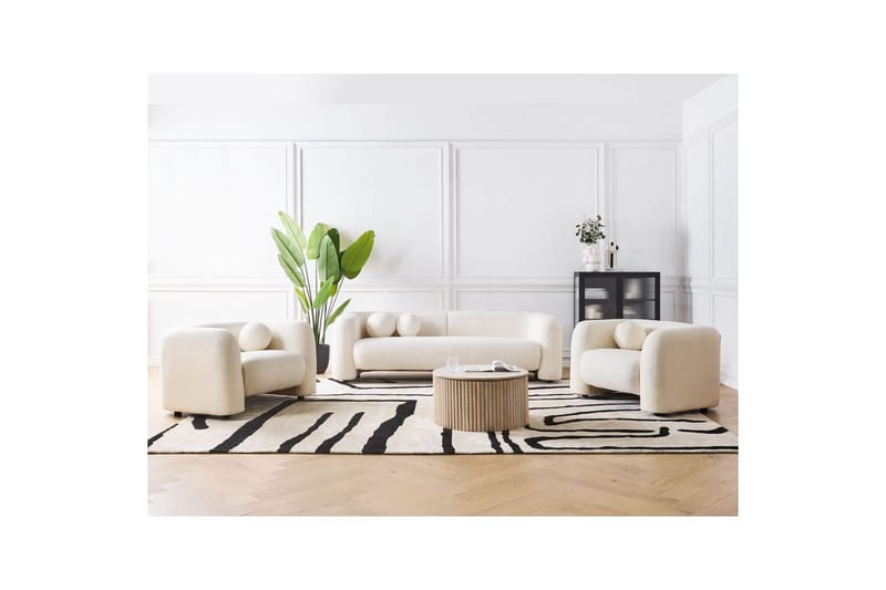 5-sits Soffgrupp Leiren Vit - Vit - Möbler - Soffa - Soffgrupp