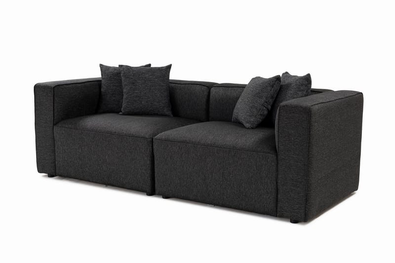 Abbas 2-sits Soffa - Antracit - Möbler - Soffa - Modulsoffa - Komplett modulsoffa