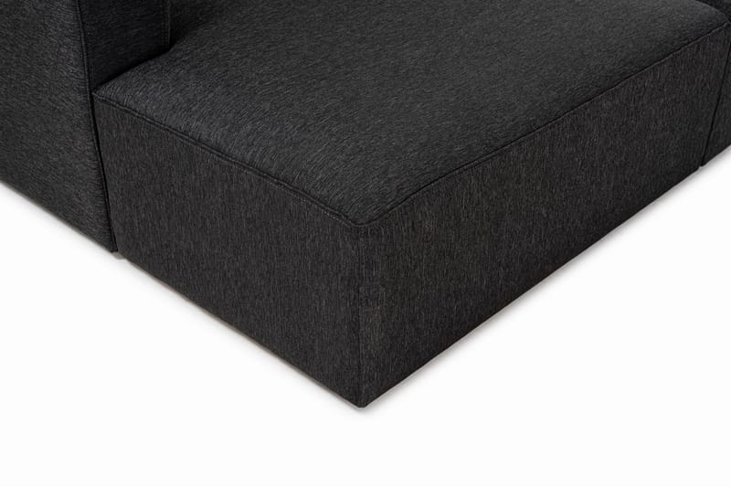 Abbas 4-sits Soffa med Divan - Antracit - Möbler - Soffa - Divansoffa & schäslongsoffa - 4 sits soffa med divan