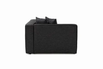 Abbas 4-sits Soffa med Divan - Antracit - Möbler - Soffa - Divansoffa & schäslongsoffa - 4 sits soffa med divan