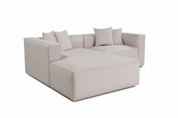 Abbas 4-sits Soffa med Divan - Ecru - Möbler - Soffa - Divansoffa & schäslongsoffa - 4 sits soffa med divan