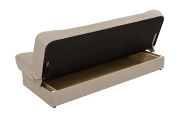 Abron Soffa 3-sits - Beige/Brun - Möbler - Soffa - Bäddsoffa - 3 sits bäddsoffa