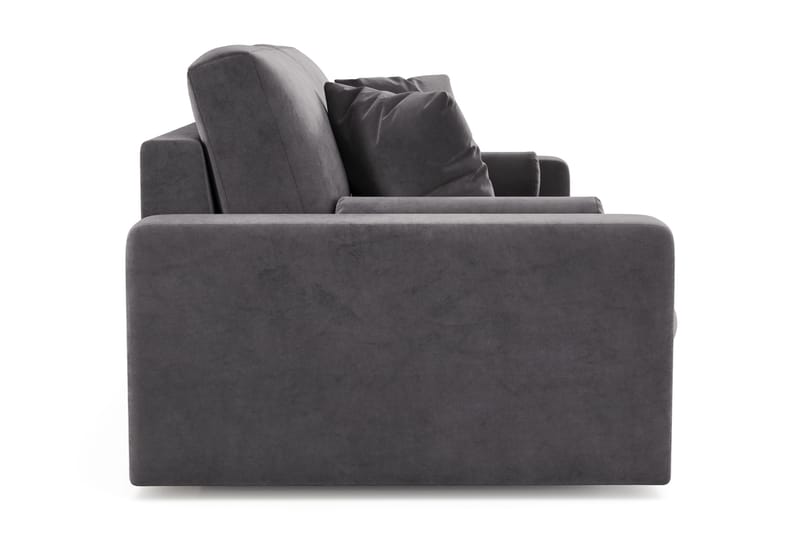 Adelsö by Gynning 3-sits Djup Sammetssoffa - Mörkgrå - Möbler - Soffa - 3 sits soffa