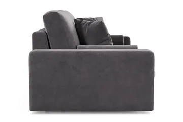 Adelsö by Gynning 3-sits Djup Sammetssoffa - Mörkgrå - Möbler - Soffa - Sammetssoffa