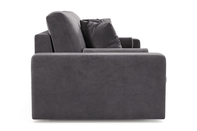 Adelsö by Gynning 3-sits Djup Sammetssoffa - Mörkgrå - Möbler - Soffa - Sammetssoffa