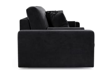 Adelsö by Gynning 3-sits Djup Sammetssoffa - Svart - Möbler - Soffa - 3 sits soffa