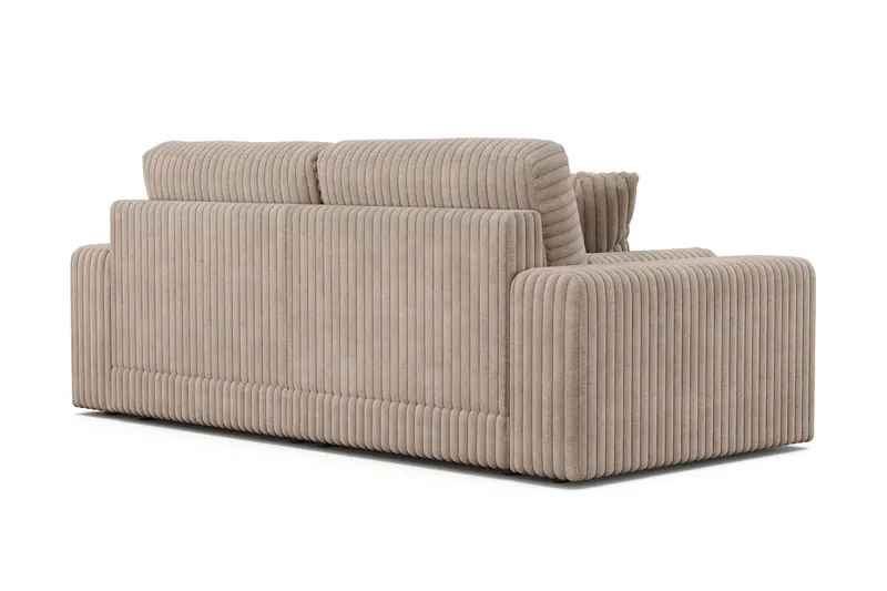 Adelsö by Gynning 3-sits Djup Soffa i bred Manchester - Greige - Möbler - Soffa - 3 sits soffa