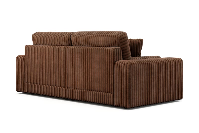 Adelsö by Gynning 3-sits Djup Soffa i bred Manchester - Mörkbrun - Möbler - Soffa - 3 sits soffa