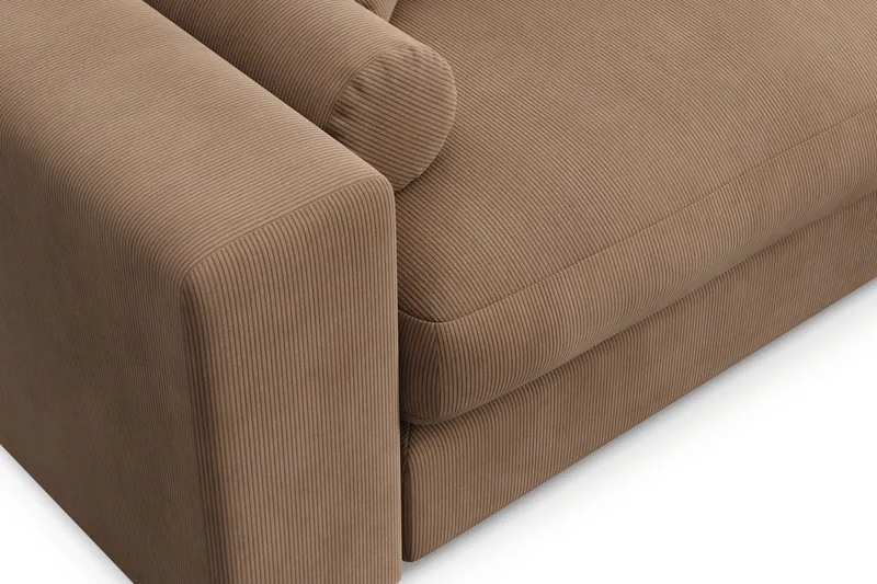 Adelsö by Gynning 3-sits Djup Soffa i Manchester - Brun - Möbler - Soffa - 3 sits soffa