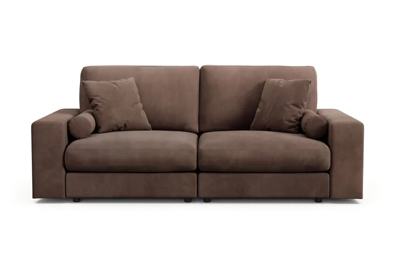 Adelsö by Gynning 3-sits Djup Soffa i Manchester - Brun - Möbler - Soffa - 3 sits soffa