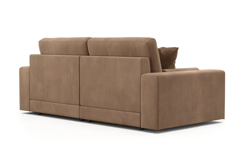 Adelsö by Gynning 3-sits Djup Soffa i Manchester - Brun - Möbler - Soffa - 3 sits soffa