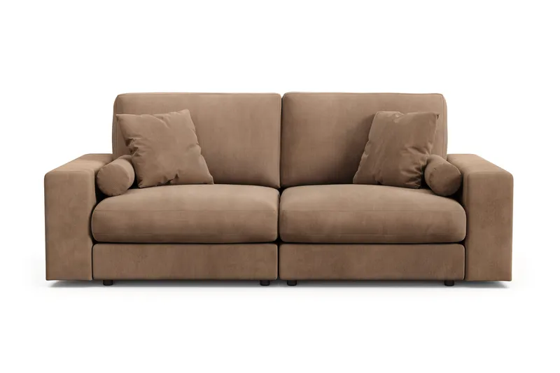 Adelsö by Gynning 3-sits Djup Soffa i Manchester - Brun - Möbler - Soffa - 3 sits soffa