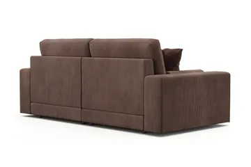 Adelsö by Gynning 3-sits Djup Soffa i Manchester - Brun - Möbler - Soffa - 3 sits soffa