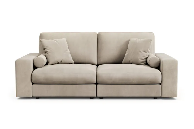 Adelsö by Gynning 3-sits Djup Soffa i Manchester - Greige - Möbler - Soffa - 3 sits soffa