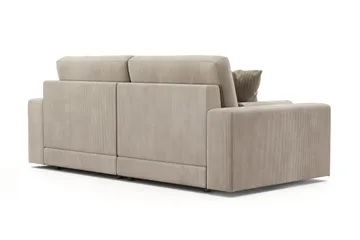 Adelsö by Gynning 3-sits Djup Soffa i Manchester - Greige - Möbler - Soffa - 3 sits soffa