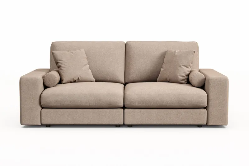 Adelsö by Gynning 3-sits Djup Soffa i Tyg - Beige - Möbler - Soffa - 3 sits soffa