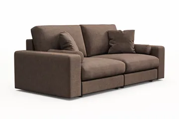 Adelsö by Gynning 3-sits Djup Soffa i Tyg - Brun - Möbler - Soffa - 3 sits soffa