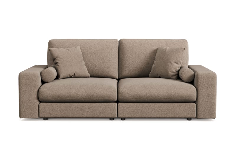 Adelsö by Gynning 3-sits Djup Soffa i Tyg - Brun - Möbler - Soffa - 3 sits soffa