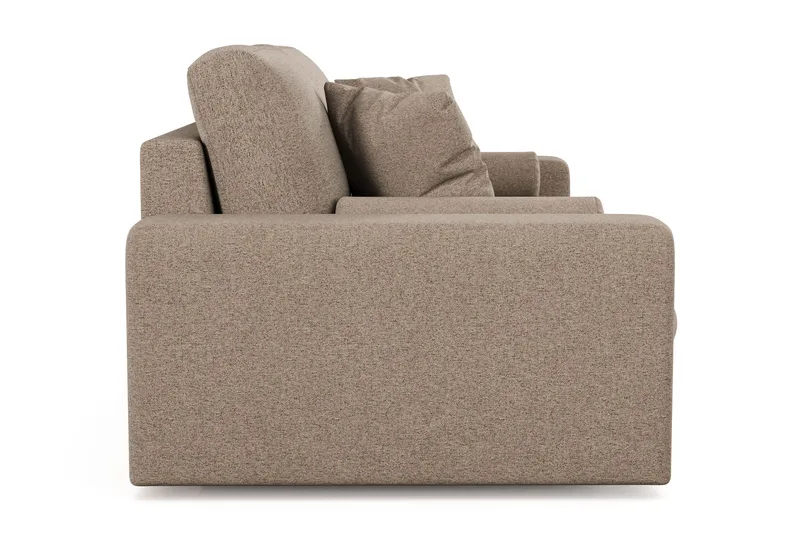 Adelsö by Gynning 3-sits Djup Soffa i Tyg - Brun - Möbler - Soffa - 3 sits soffa