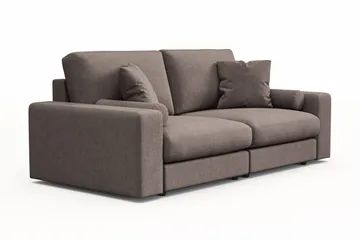 Adelsö by Gynning 3-sits Djup Soffa i Tyg - Brun - Möbler - Soffa - 3 sits soffa