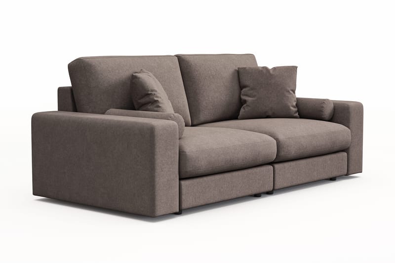 Adelsö by Gynning 3-sits Djup Soffa i Tyg - Brun - Möbler - Soffa - 3 sits soffa