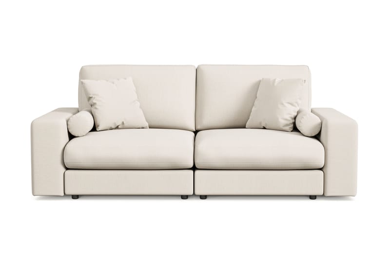 Adelsö by Gynning 3-sits Djup Soffa i Tyg - Ljusbeige - Möbler - Soffa - 3 sits soffa