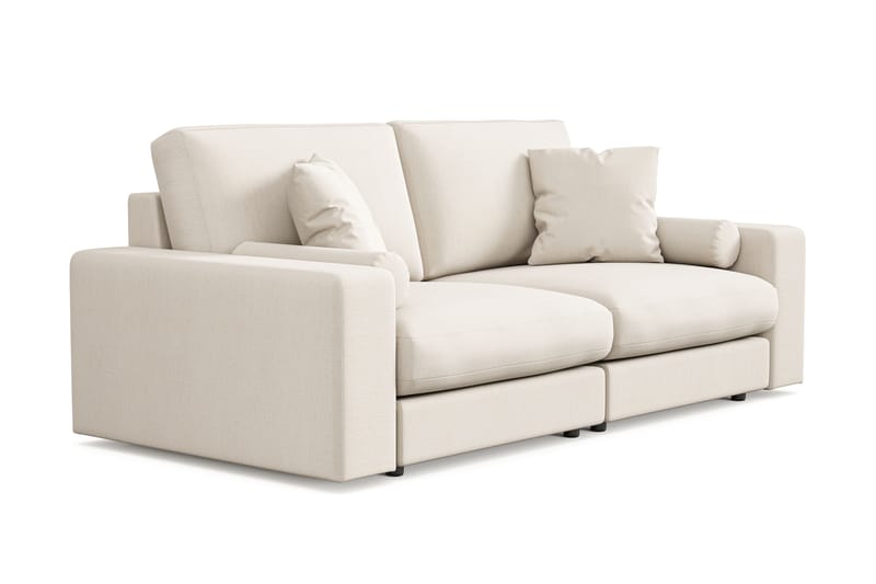 Adelsö by Gynning 3-sits Djup Soffa i Tyg - Ljusbeige - Möbler - Soffa - 3 sits soffa