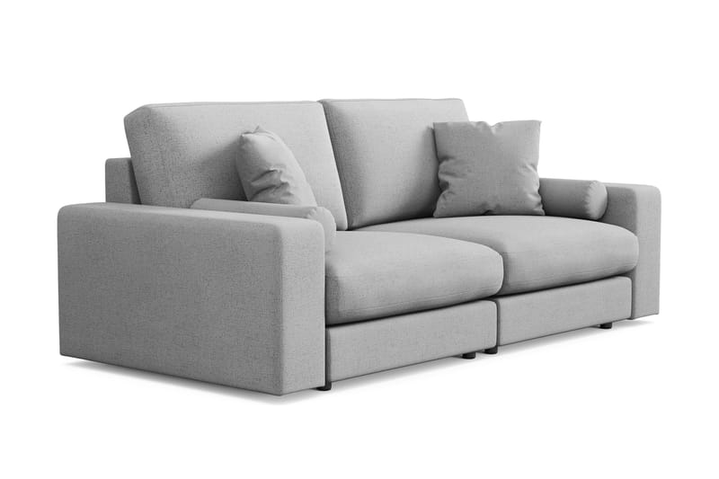 Adelsö by Gynning 3-sits Djup Soffa i Tyg - Ljusgrå - Möbler - Soffa - 3 sits soffa