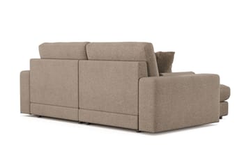 Adelsö by Gynning 3-sits Vändbar L-formad Djup Divansoffa i Tyg - Brun - Möbler - Soffa - Divansoffa & schäslongsoffa - 3 sits soffa med divan