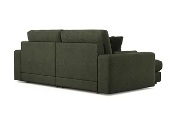 Adelsö by Gynning 3-sits Vändbar L-formad Djup Divansoffa i Tyg - Grön - Möbler - Soffa - Divansoffa & schäslongsoffa - 3 sits soffa med divan