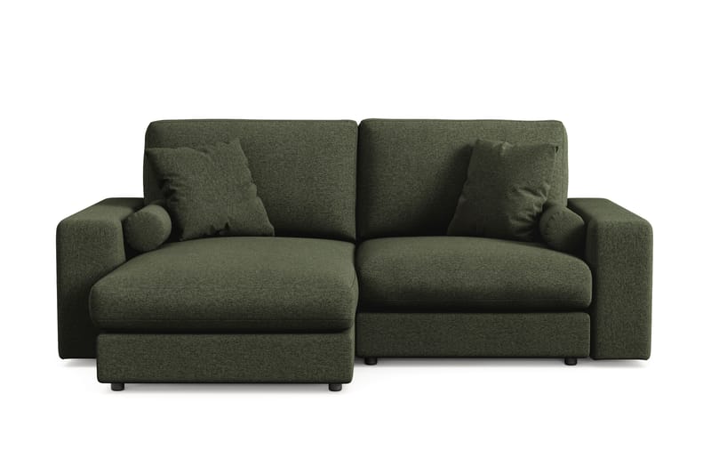 Adelsö by Gynning 3-sits Vändbar L-formad Djup Divansoffa i Tyg - Grön - Möbler - Soffa - Divansoffa & schäslongsoffa - 3 sits soffa med divan