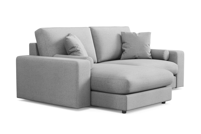 Adelsö by Gynning 3-sits Vändbar L-formad Djup Divansoffa i Tyg - Ljusgrå - Möbler - Soffa - Divansoffa & schäslongsoffa - 3 sits soffa med divan